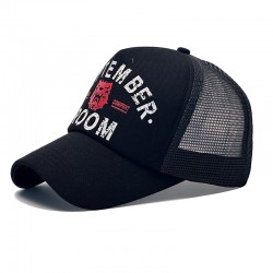 Cross-border new lettered printed baseball caps, mesh caps, spring and summer curved brim sun visor hats, baseball caps, and trucker hats.