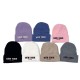 New cross-border Amazon New York letter-embroidered knitted hat, a versatile, warm beanie for men and women in autumn and winter.