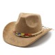Minority-style British suede hat, men's and women's couple's western cowboy hat, performance jazz hat.