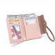 Women's Short Wallet, New Printed Small Fresh Mini Wristlet Multifunctional Card Holder, Student Coin Purse and Coin Purse Wholesale