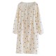 New spring and autumn women's pajamas, pure cotton double-layered gauze yarn-dyed jacquard long-sleeved, summer retro two-piece loungewear set New spring and autumn women's pajamas, pure cotton double-layered gauze yarn-dyed jacquard long-sleeved, summer retro two-piece loungewear set