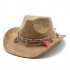 Bohemian European and American style suede western cowboy hat, rolled brim, Tibetan-style jazz hat for ethnic minorities