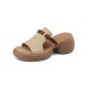 French high-end firework-style flip-flops for women, versatile low-heeled square-toed elegant sandals. French high-end firework-style flip-flops for women, versatile low-heeled square-toed elegant sandals.