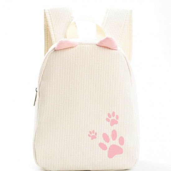 Cross-border hot-selling kindergarten school backpack, children's multi-color corduroy, new solid color, cute baby bag Cross-border hot-selling kindergarten school backpack, children's multi-color corduroy, new solid color, cute baby bag