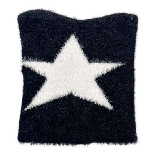 European and American Cute Cat Star Niche Pointed Hat, Mink Fleece Pullover, Y2K Star Warm Plush Hat