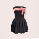 Niche Design 3D Floral Patchwork Dress, 2025 Fashionable New Sleeveless Tank Top and Short Skirt Wholesale