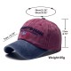 New cross-border 3D SPORTS MAN embroidered baseball cap, vintage embroidered baseball cap, washed and distressed sun visor.