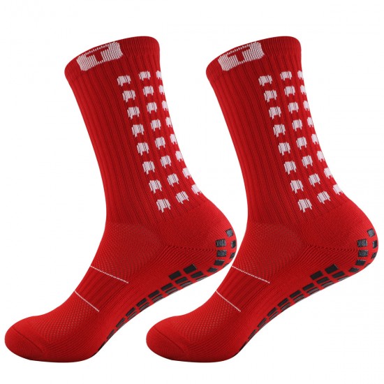 Direct sales of non-slip and wear-resistant football socks, mid-calf compression socks, sports rubber and thickened towel-soled football socks