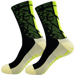 Amazon professional men's mid-calf football socks, thickened, terry sole, high-top, adult, non-slip running socks and hiking socks.