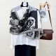 French creative new retro-printed long scarves, stylish spring and summer scarves, stylish cotton and linen shawls.