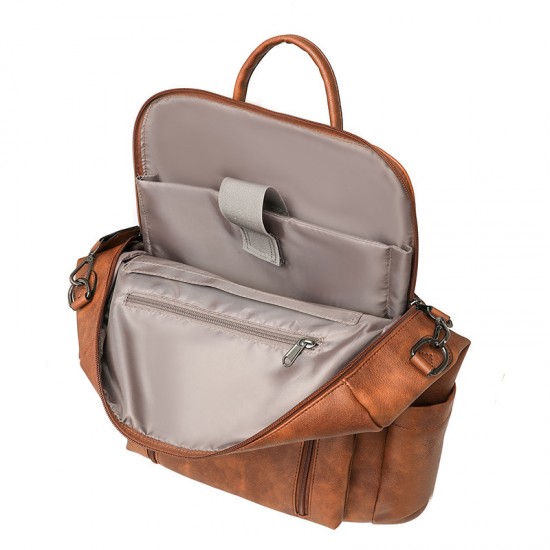 2025 Spring cross-border trend PU retro women's bags, large capacity, casual and multifunctional wholesale