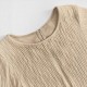 Women's suit with a hollowed-out bow at the back, 2025 summer elegant round-neck long-sleeved top and trousers, two-piece set.
