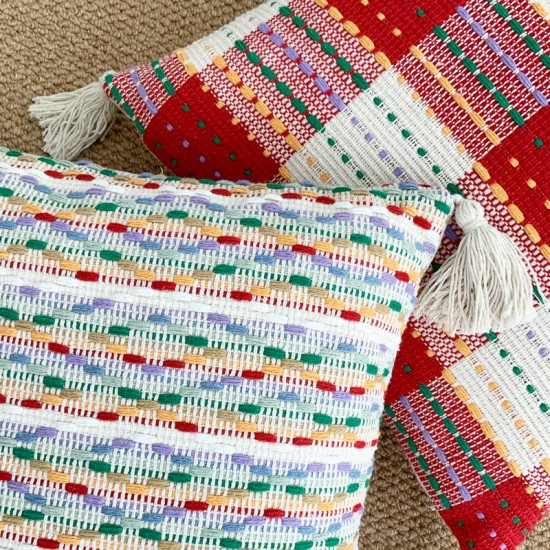 INS solid color saffron colored cotton and rowan flower throw pillowcases, handmade. Office sofa and chair lumbar pillows INS solid color saffron colored cotton and rowan flower throw pillowcases, handmade. Office sofa and chair lumbar pillows