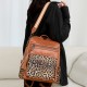2024 Winter new European and American retro fashion women's backpacks, large capacity, wholesale