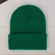 Korean-style Japanese-style men's and women's autumn and winter solid-color glossy knitted hats, outdoor casual and warm wool hats