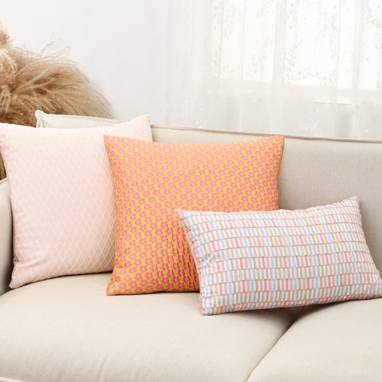 Cross-border Nordic ins retro American jacquard flower pillow, home decor for living room sofa model room cushions Cross-border Nordic ins retro American jacquard flower pillow, home decor for living room sofa model room cushions