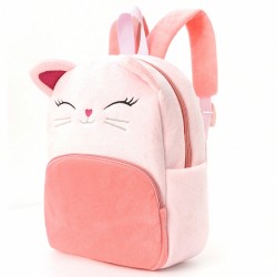 Cross-border hot-selling cartoon multi-color animal children's backpack, street vendor source, kindergarten plush backpack, children's backpack