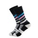 Men's cotton socks, summer black and white sports socks, sweat-wicking heel protection, deodorizing basketball socks