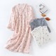 Japanese-style kimono robes, women's cotton double-layer gauze pajamas, spring and summer steaming loungewear, thin, soft bath skirts. Japanese-style kimono robes, women's cotton double-layer gauze pajamas, spring and summer steaming loungewear, thin, soft bath skirts.