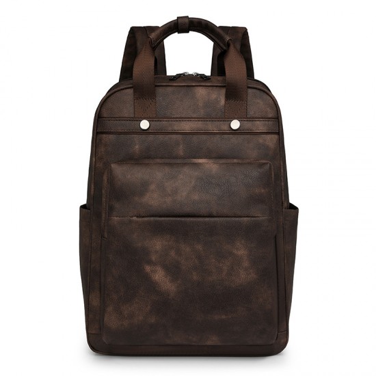 2025 new foreign trade women's bag, fashionable PU backpack, multifunctional large-capacity commuter backpack.
