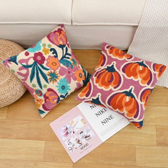Cross-border British and Nordic INS style two-tone plaid boucle pillow for living room sofa and office lumbar support pillow covers Cross-border British and Nordic INS style two-tone plaid boucle pillow for living room sofa and office lumbar support pillow covers