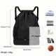 Amazon embroidered storage bag, PVC transparent double-layer lettered cosmetic bag, large-capacity travel toiletry bag