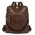 New Cross-Border Retro Women's Soft Leather Multifunctional Shoulder Bag, Simple and Versatile, Large Capacity Wholesale Backpack