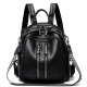 Luxury women's backpack, 2025 new stylish soft leather women's travel backpack, large-capacity student schoolbag.