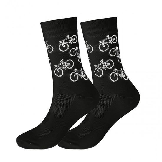European and American style motorcycle pattern socks, street retro skateboard helmet, motorcycle rock socks, women's sports wholesale