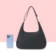 Cross-border corduroy cosmetic bag with letter embroidery, fashionable and casual women's travel toiletry bag